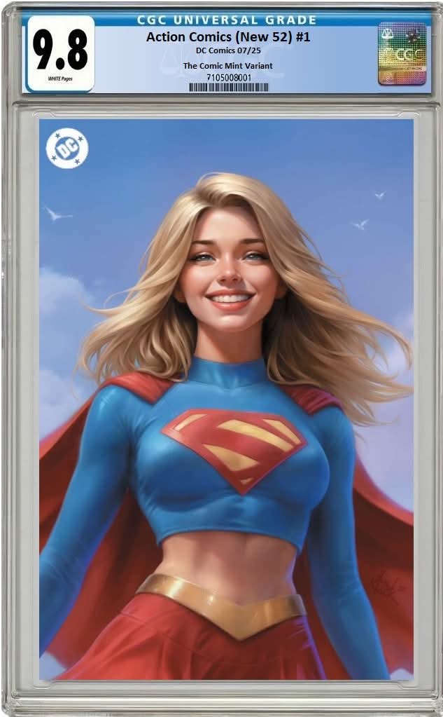 アメコミ mms528 ACTION COMICS 1 (NEW 52) WILL JACK SUPERGIRL CUSTOM PRINT VARIANTS