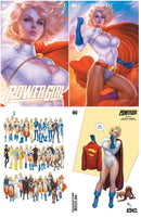 POWER GIRL 1 ARIEL DIAZ VARIANTS