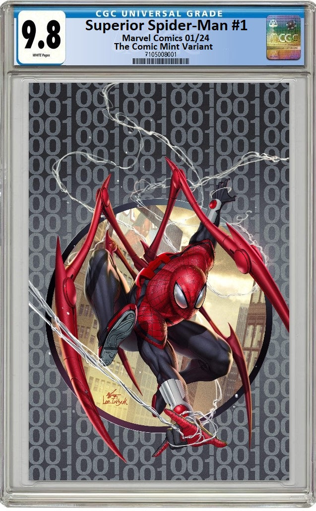 spider man 【美品】FMV LIFEBOOK U90H1H SUPERIOR SPIDER-MAN 1 INHYUK LEE GREY VIRGIN VARIANT– The Comic Mint