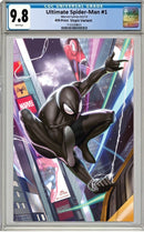 ULTIMATE SPIDER-MAN 1 INHYUK LEE BLACK AND RED SUIT VIRGIN FOURTH PRINT HOMAGE VARIANT