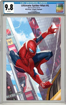 ULTIMATE SPIDER-MAN 1 INHYUK LEE BLACK AND RED SUIT VIRGIN FOURTH PRINT HOMAGE VARIANT