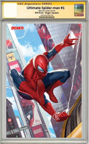 ULTIMATE SPIDER-MAN 1 INHYUK LEE BLACK AND RED SUIT VIRGIN FOURTH PRINT HOMAGE VARIANT