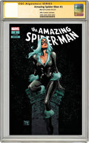 AMAZING SPIDER-MAN 1 (2025) DAN PANOSIAN BLACK CAT VARIANT