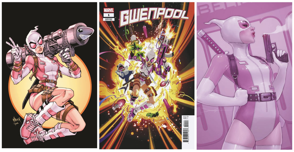るぅーくページ GWENPOOL 1 TODD NAUCK ICONIC VIRGIN VARIANT WITH THE JEFF THE