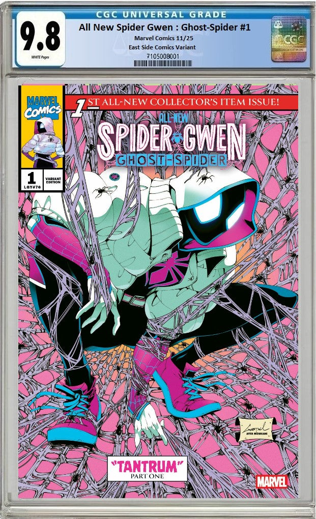 SPIDER-GWEN 1 (2025) NYCC GODTAIL PINK HOODED VARIANT– The Comic Mint