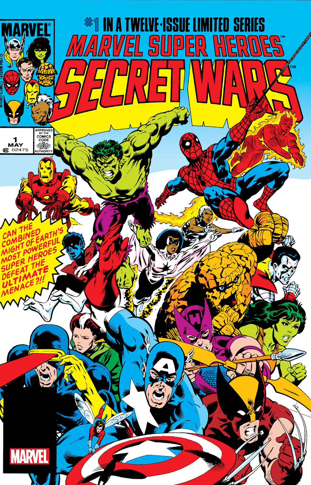 MARVEL SUPER-HEROES SECRET WARS 1 FACSIMILE FOIL EDITION– The