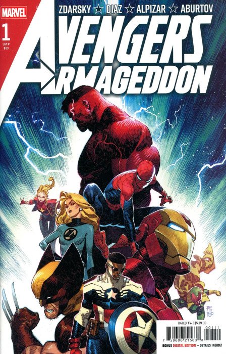 【初版プロモ付き】Avengers Armageddon #1 AVENGERS ARMAGEDDON #1 FIRST PRINT WITH MAGIC THE GATHERING CARD