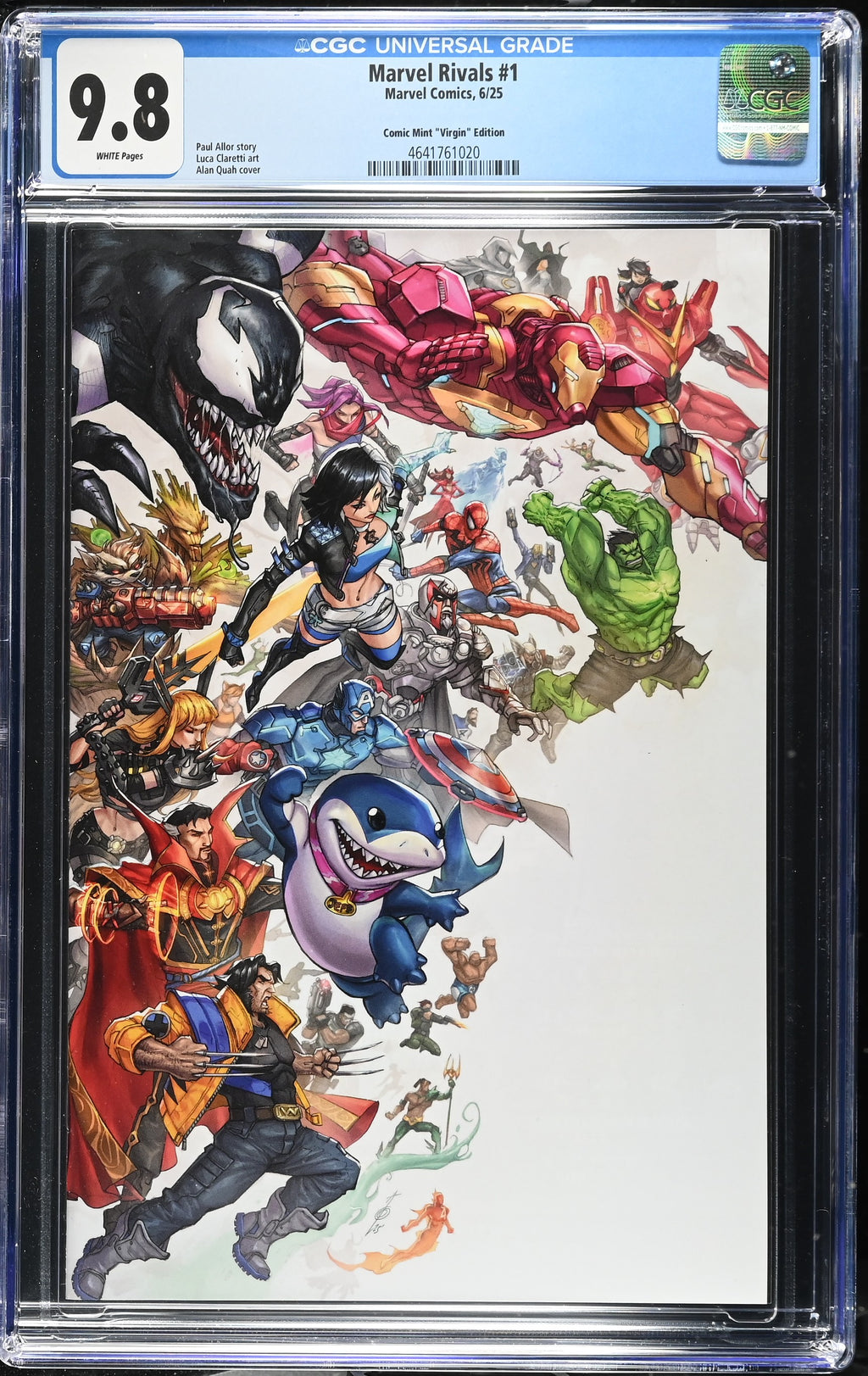 MARVEL RIVALS #1 TCM ALAN QUAH NYCC VIRGIN VARIANT CGC 9.8– The