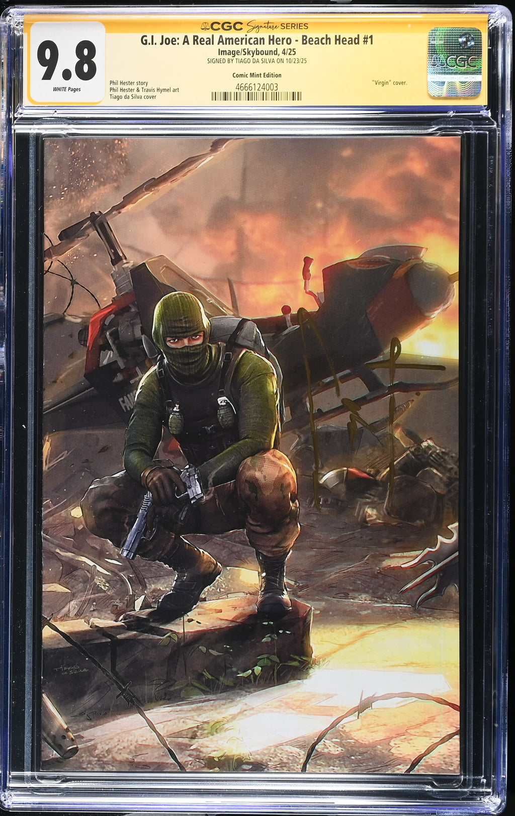 G.I. JOE: A REAL AMERICAN HERO - BEACH HEAD #1 TCM VIRGIN VARIANT