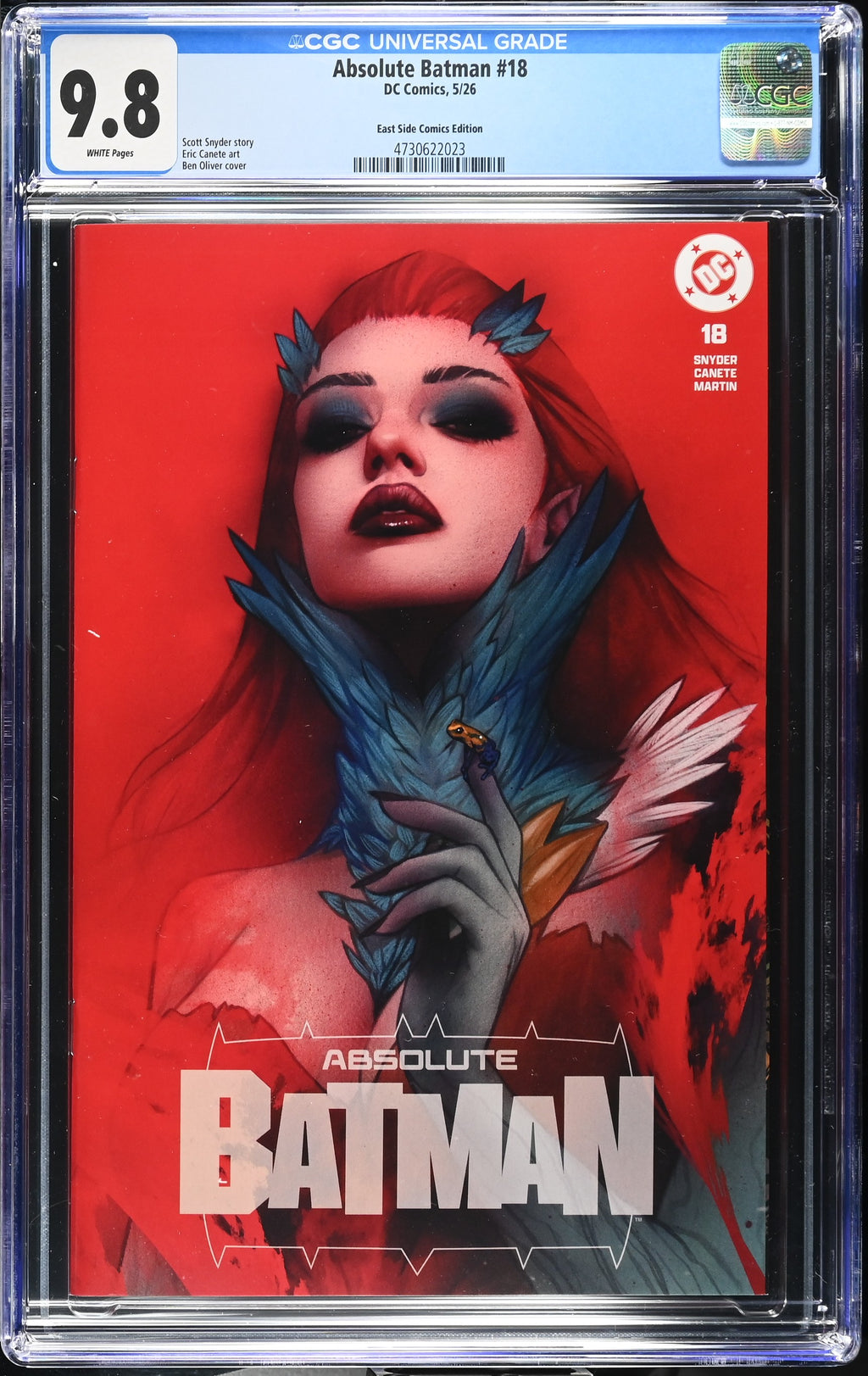 ABSOLUTE BATMAN #18 BEN OLIVER VARIANT CGC 9.8– The Comic Mint