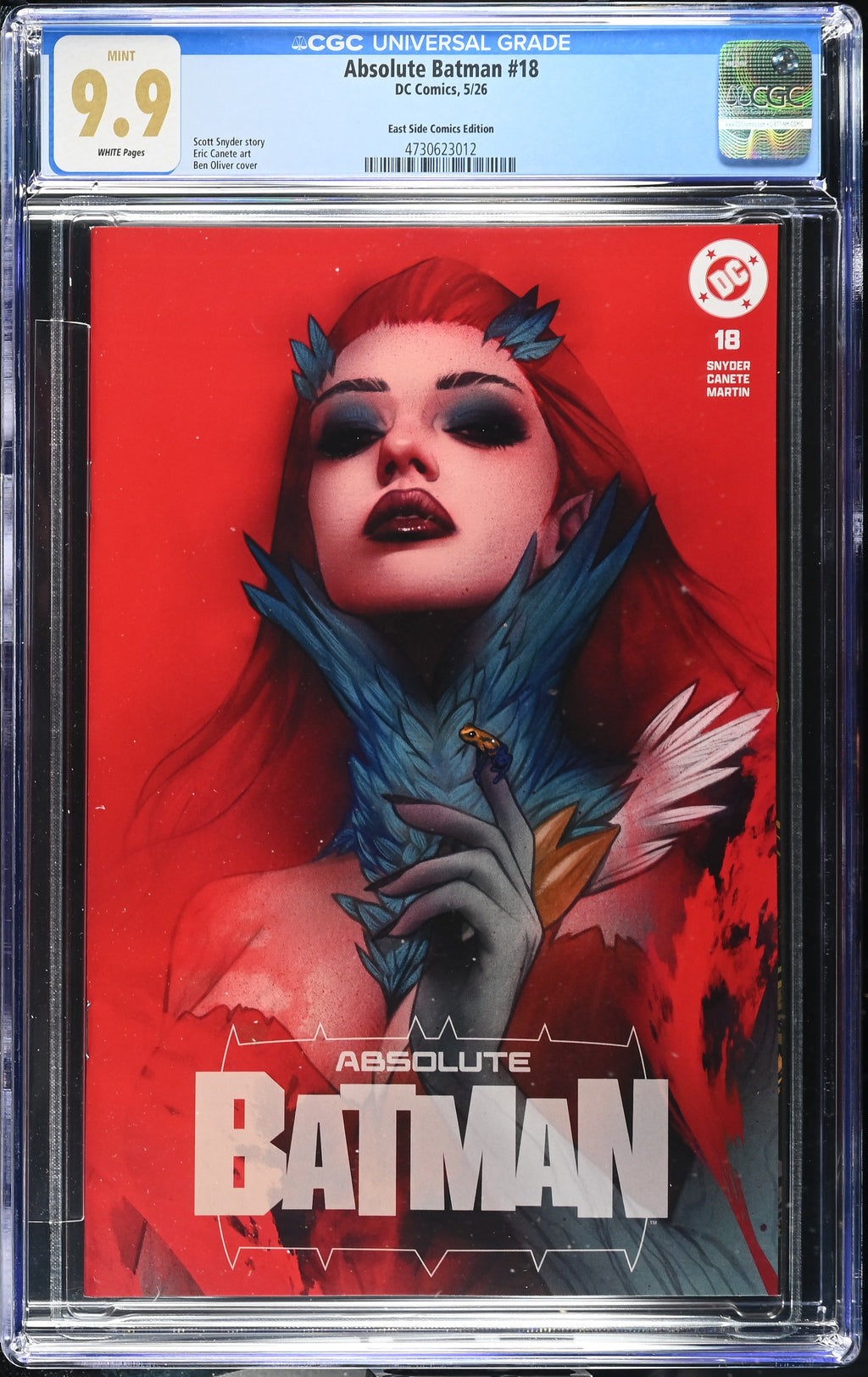ABSOLUTE BATMAN #18 BEN OLIVER VARIANT CGC 9.9– The Comic Mint