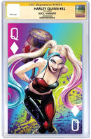 HARLEY QUINN 31 SDCC FOIL CLAYTON CRAIN VARIANT