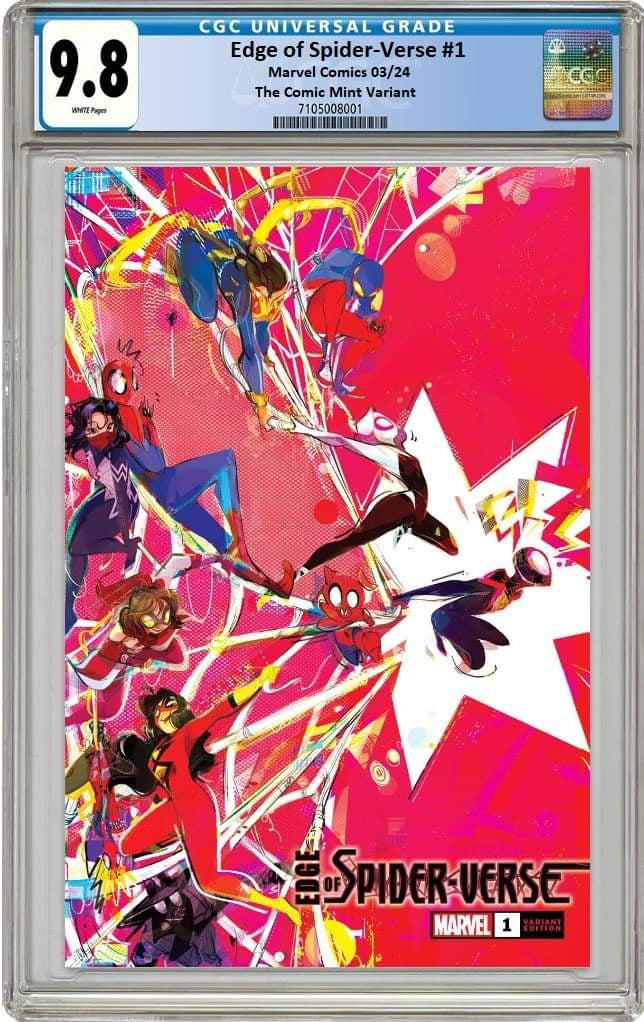 EDGE OF SPIDER-VERSE 1 NICOLETTA BALDARI VARIANT– The Comic Mint