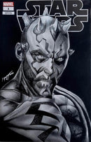 DARTH MAUL DAVID SANCHEZ SKETCH COVER