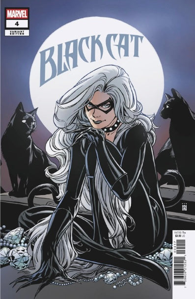 BLACK CAT 4 (2025) ADAM HUGHES MEGACON VIRGIN VARIANT– The Comic Mint