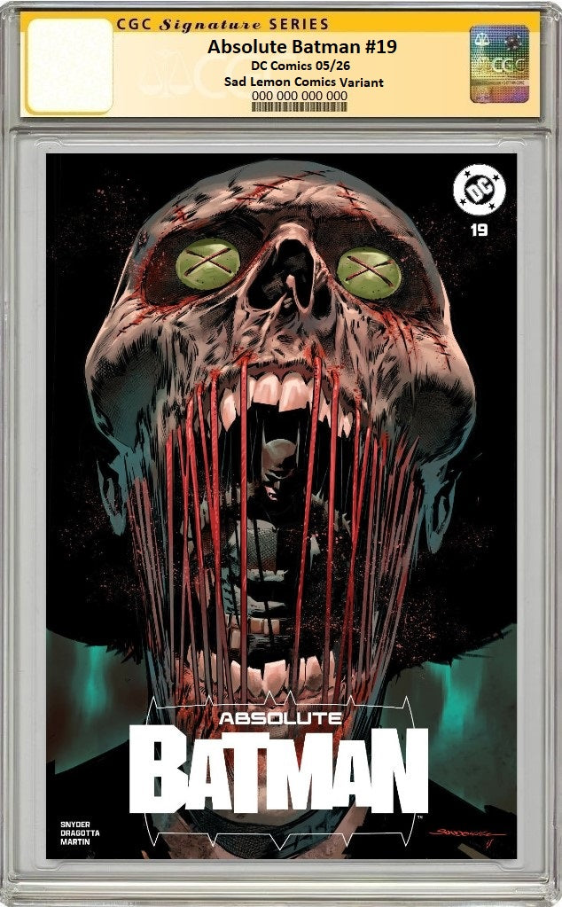 ABSOLUTE BATMAN 19 RAFA SANDOVAL SCARECROW VARIANTS– The Comic Mint