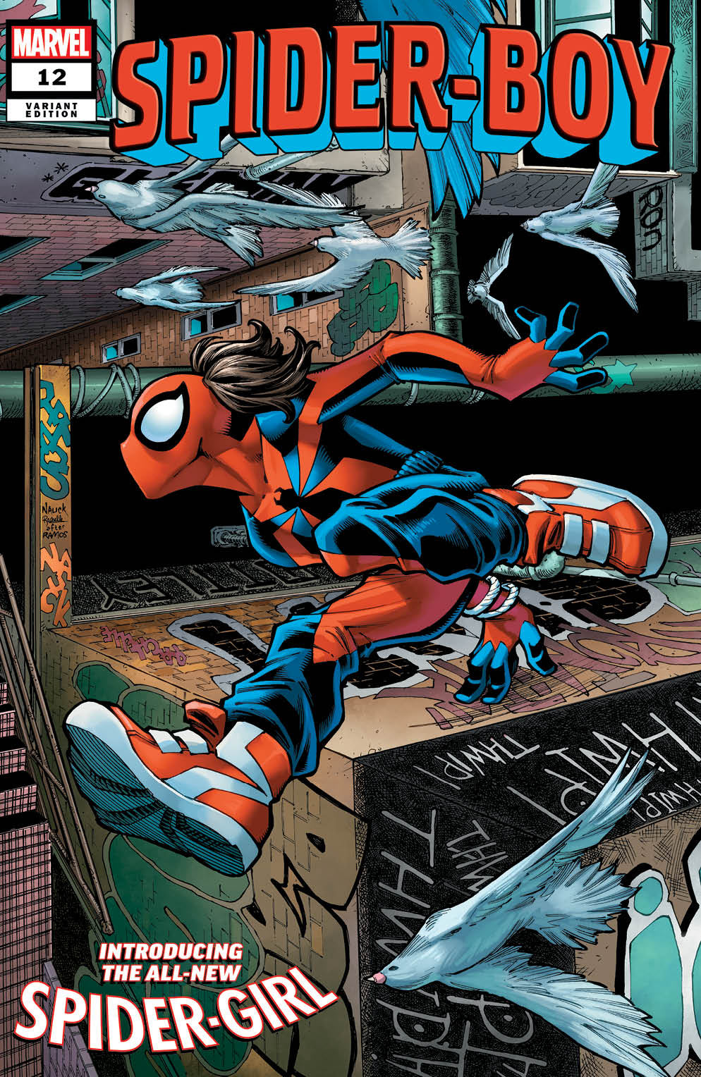 SPIDER-BOY 12 TODD NAUCK FIRST SPIDER-GIRL VARIANT– The Comic Mint