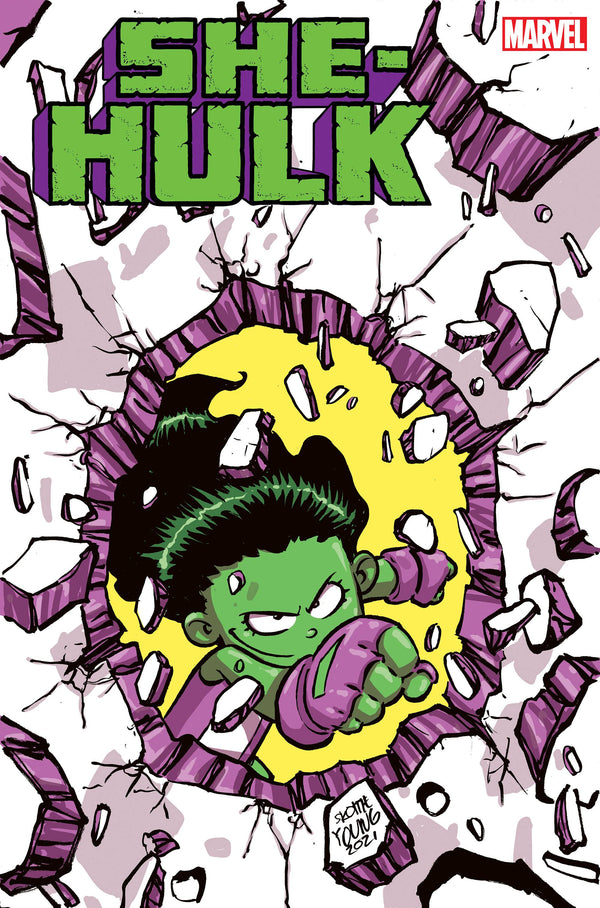 SHE-HULK #1 YOUNG VARIANT