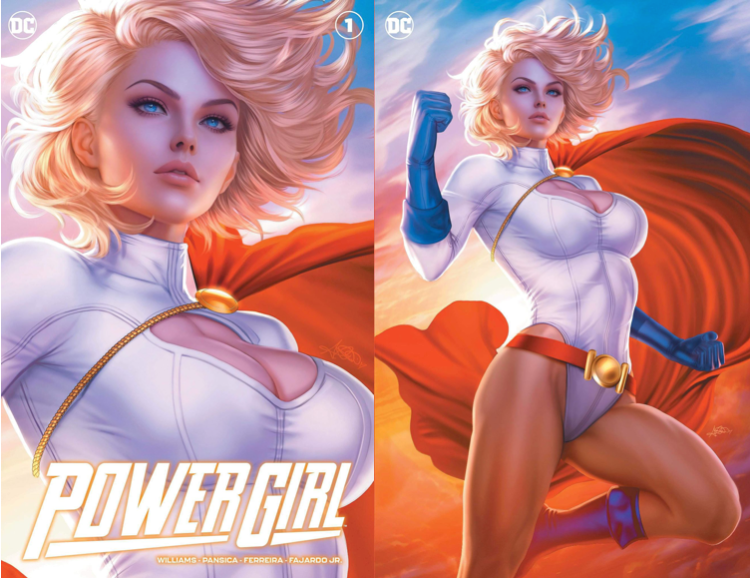 POWER GIRL 1 ARIEL DIAZ VARIANTS– The Comic Mint