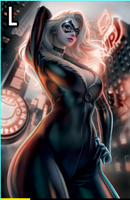 BLACK CAT 1 WARREN LOUW NYCC VIRGIN COLOR SPLASH VARIANT