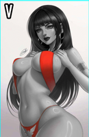 VAMPIRELLA 1 (2025) MIKI OKAZAKI NYCC VIRGIN COLOR SPLASH VARIANT