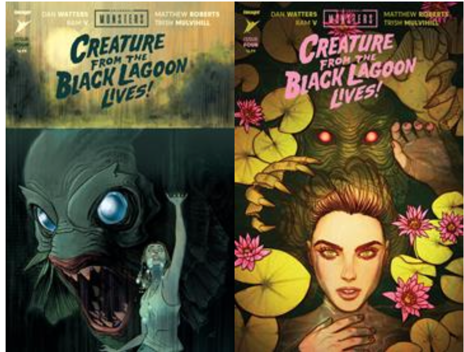universal monsters creature from the black lagoon lives UNIVERSAL MONSTERS CREATURE FROM THE BLACK LAGOON LIVES! #4 VARIANTS– The Comic Mint
