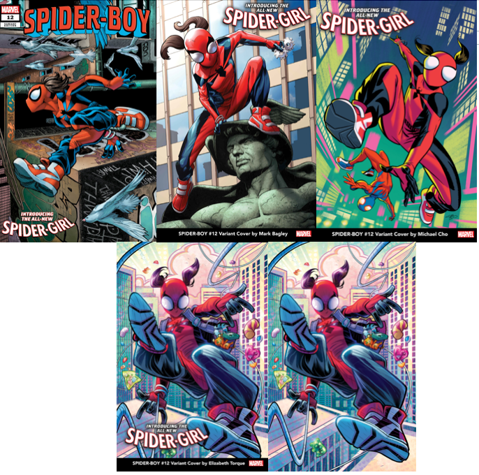 SPIDER-BOY 12 TODD NAUCK FIRST SPIDER-GIRL VARIANT– The Comic Mint