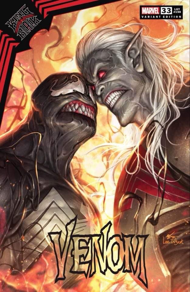 VENOM 33 INHYUK LEE VENOM VS KNULL VARIANT– The Comic Mint