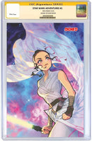 STAR WARS ADVENTURES 1 ROSE BESCH C2E2 REY VARIANT
