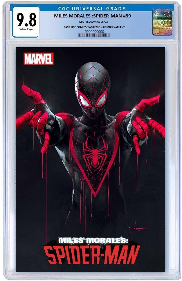 MILES MORALES 39 IVAN TAO NEGATIVE DRIP VARIANT– The Comic Mint