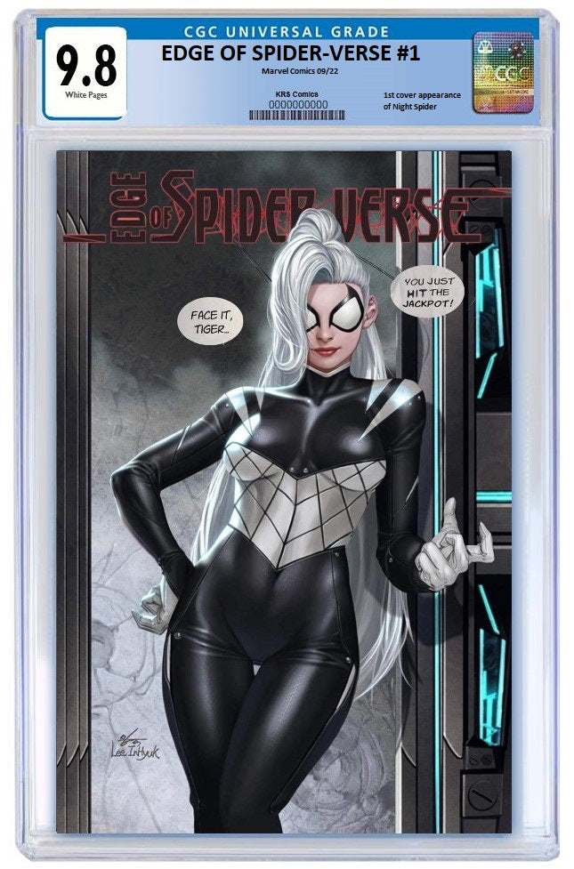 Edge of cheapest Spider-Verse 1 Inhyuk Lee Variant CGC 9.8