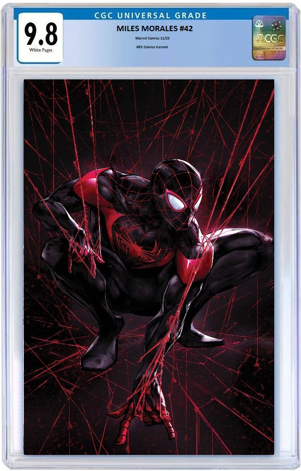 MILES MORALES SPIDER-MAN 39 CGC 9.8 IVAN TAO NEGATIVE SPACE TRADE VARIANT-A  HOT!