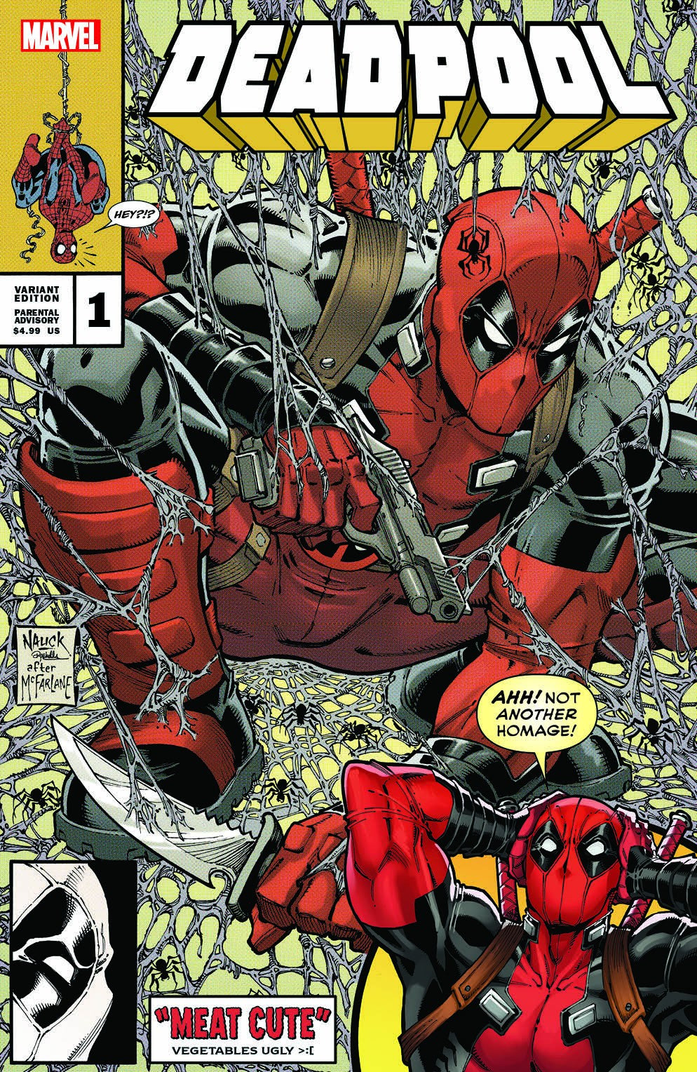 marvel deadpool comic strip