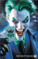 JOKER YEAR OF THE VILLAIN SECRET MINIMAL TRADE DRESS BAT SIGNAL MAYHEW VARIANT - The Comic Mint
