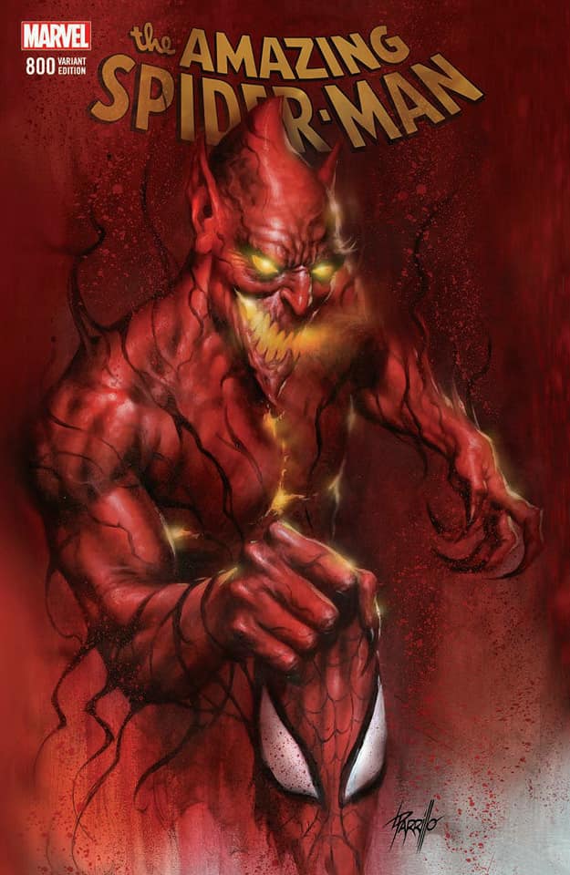 AMAZING SPIDER-MAN 800 LUCIO PARRILLO RED GOBLIN VARIANT– The
