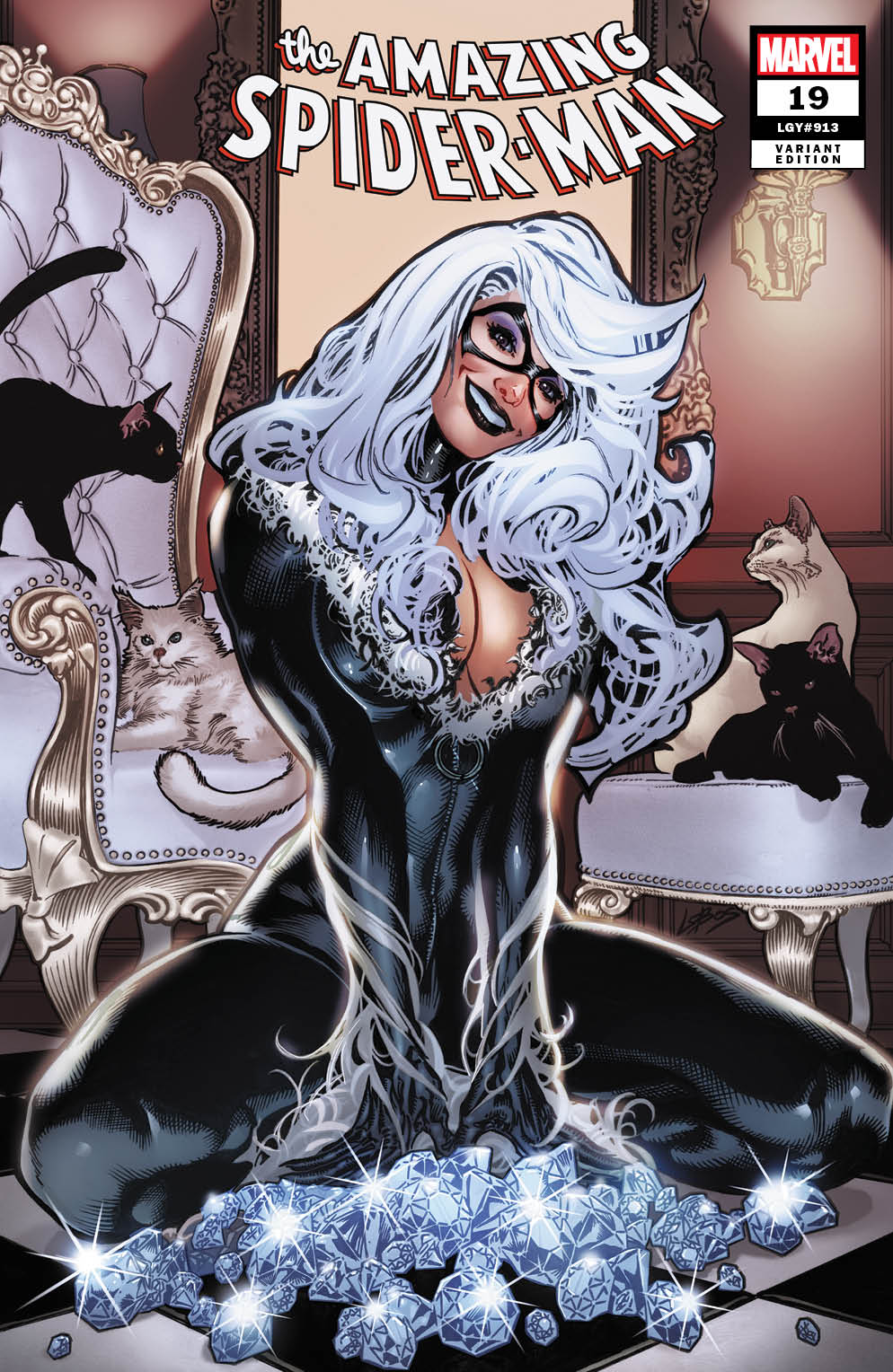 AMAZING SPIDER-MAN 19 PABLO VILLALOBOS BLACK CAT VARIANT– The