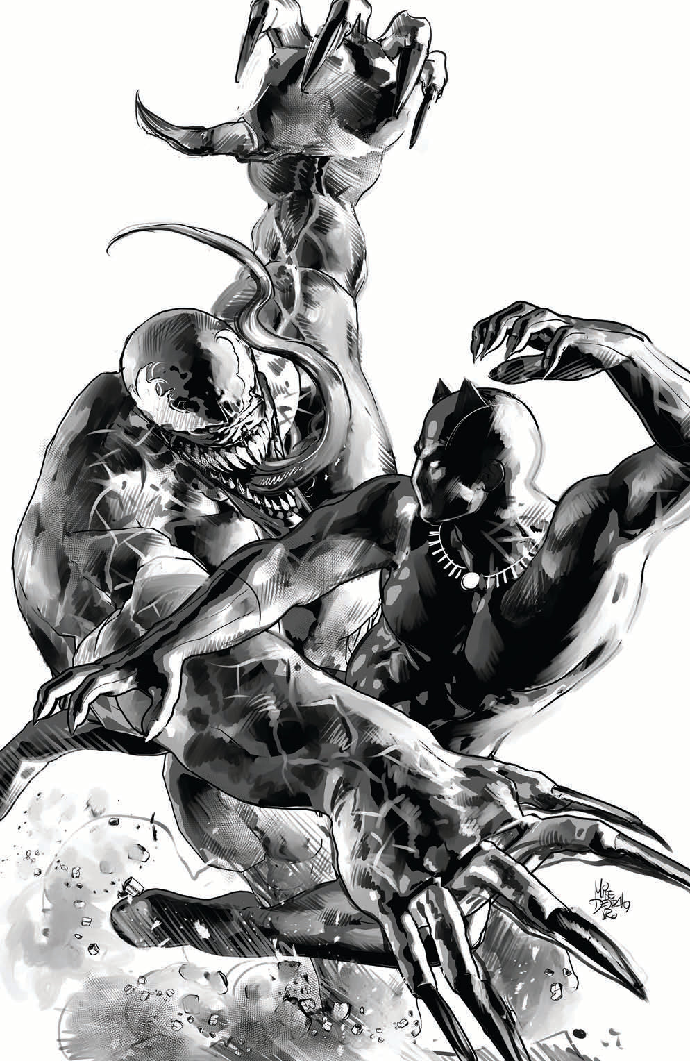 Monkey Pantherページ BLACK PANTHER #1 MIKE DEODATO VENOM/PANTHER LIMITED VARIANT– The