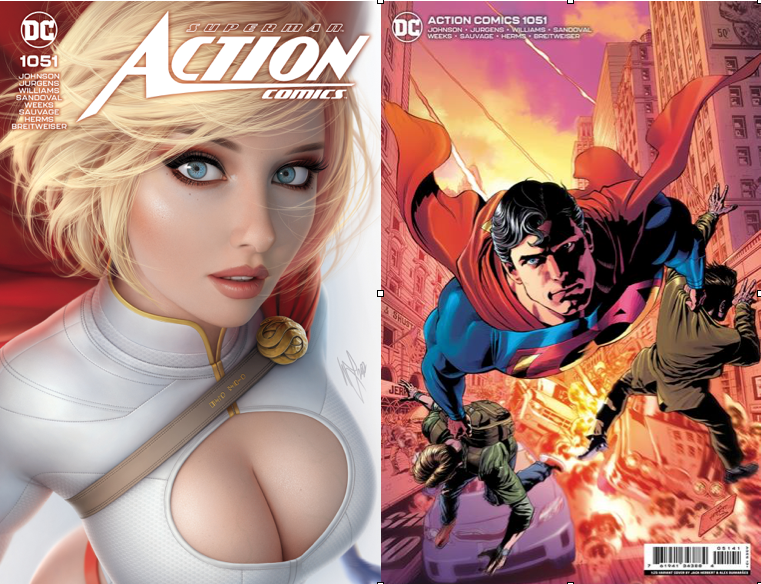 Action Comics 1051 deals Powergirl Foil Variant - Brand New