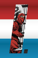 GI JOE A REAL AMERICAN HERO JINX 1  1:25 JORGE FORNES FOIL LETTER VARIANT