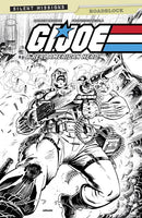 GI JOE A REAL AMERICAN HERO ROAD BLOCK 1  1:10 ANDREW KRAHNKE  B&W VARIANT