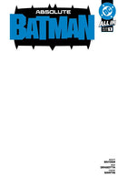 ABSOLUTE BATMAN 1 BLANK VARIANT