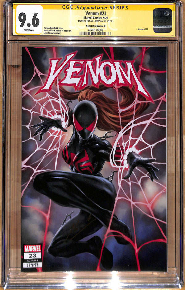 VENOM #23 TCM VARIANT SIGNED BY SKAN SRISUWAN CGC 9.6