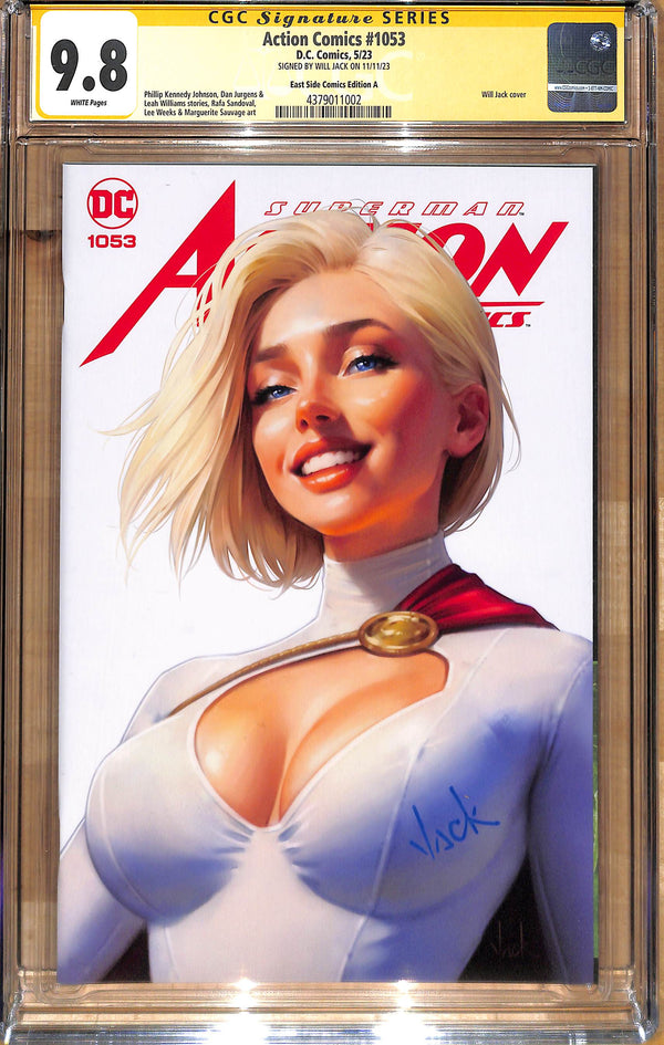 ACTION COMICS #1053 VARIANT SIGNED BY WILL JACK CGC 9.8
