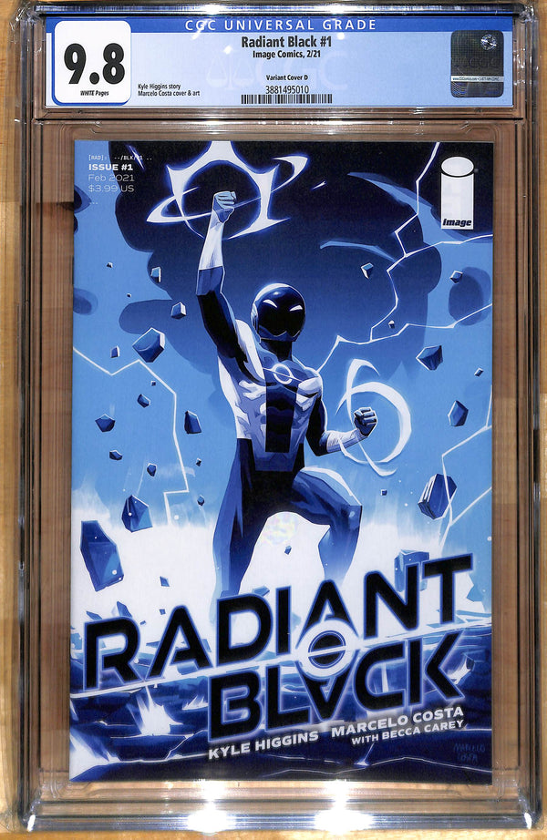 RADIANT BLACK #1 1:10 MARCELO COSTA VARIANT CGC 9.8