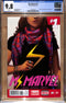 MS. MARVEL #1 "KAMALA KHAN BECOMES THE NEW MS. MARVEL" CGC 9.8