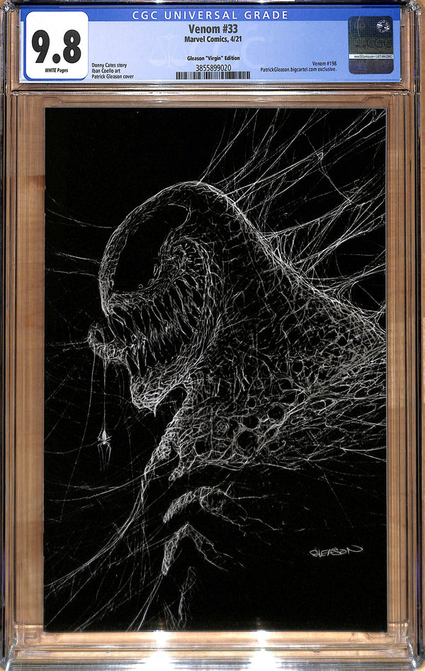 VENOM #33 GLEASON VIRGIN VARIANT CGC 9.8