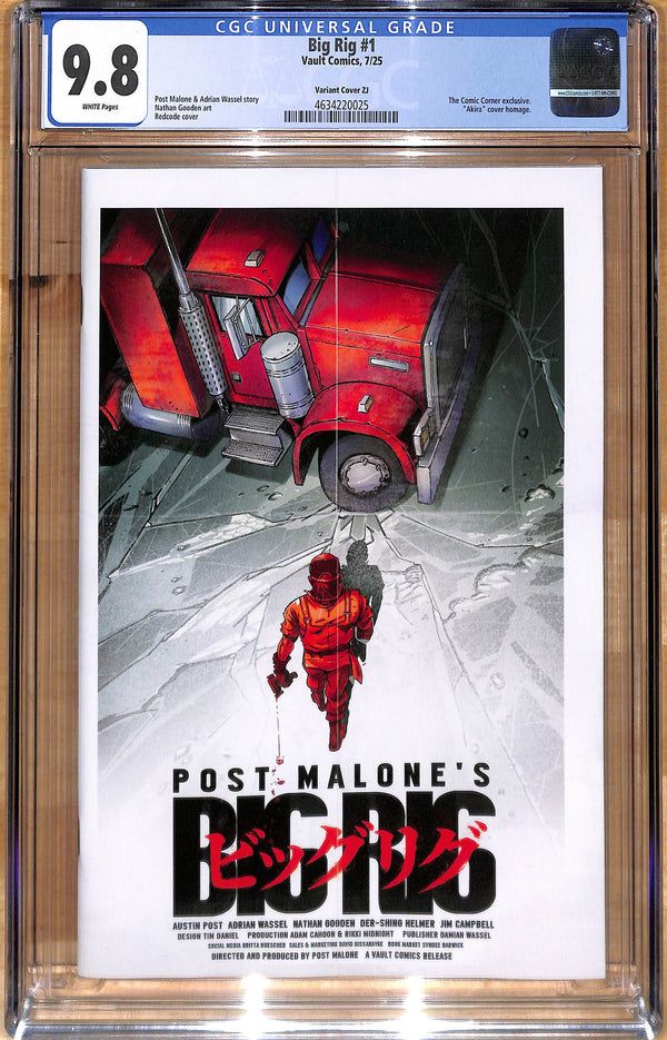 BIG RIG #1 REDCODE VARIANT CGC 9.8