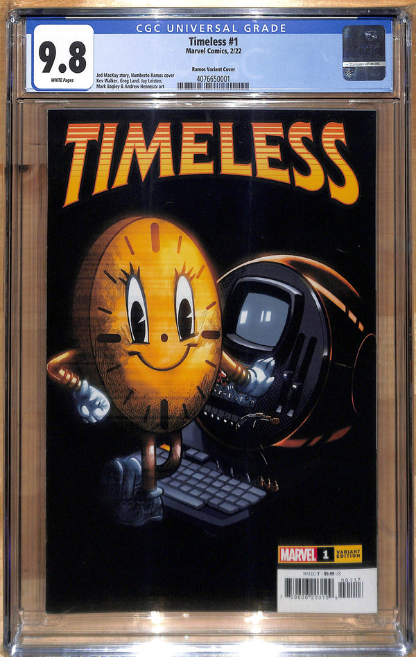 AS IS: TIMELESS #1 HUMBERTO RAMOS FIRST PRINT CGC 9.8