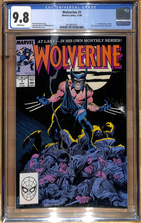 WOLVERINE (1988) #1 "1ST WOLVERINE AS PATCH" CGC 9.8
