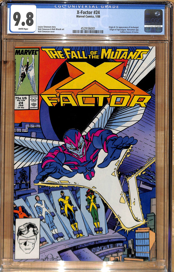 X-FACTOR #24 (1988) "ORIGIN OF ARCHANGEL & APOCALYPSE" CGC 9.8